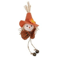 Božićni ukrasi plašica zvona i privjesak za bundeve, ručno izrađene strašile festivalske lutke, ukrasi
