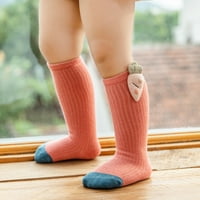 Farfi Baby Boy Girl Elastična čarapa Toddler Ananas Carrot Pamučne Srednje cijevi čarape