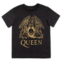 Queen Rock Band Logo Big Boys Grafički majica Grakobran Heather Siva 10-12
