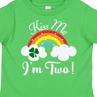 Inktastični drugi rođendan poljubi me Ja sam dva poklona majica za djecu od malih i mališana