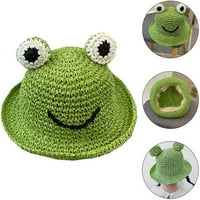 Southwit žaba sunčeva šešir za djecu lijep šešir za slamu životinja za djevojčice crtani kapa za djecu