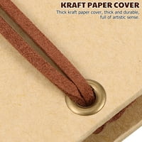 Kraft papir foto album Book Compration Style Vintage Scrapbook Album za rođendan za rođendan