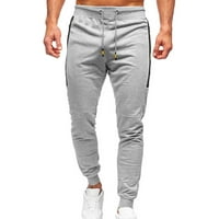 Muški zip joggers hlače - Ležerne prilike za trenerke Track Hlače Udobne tanko fit konusne duksere sa