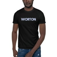 Worton Retro stil kratkih rukava s kratkim rukavima majica u nedefiniranim poklonima