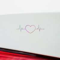 Prozirne naljepnice naljepnica od srca vodnih vinopornih vinilnih naljepnica za laptop za laptop telefon