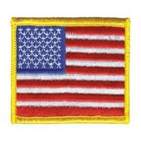 Zakrpa američke zastave, u.S. Patch zastava vezena mrlja bijela pogranična američka patch sjedinjena