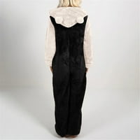 Ženske pidžame Umjetna vuna dugih rukava Pajamas Ležerne prilike pune patentne patentne patentne patentne