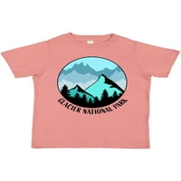 Inktastični glacier Nacionalni park Montana Montains poklon mališani dečko ili majica za decu za Toddler