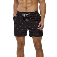 Muška ploča kratke hlače modna pantnu casual tiskanu labavu pantalonu čipkaste morske kuće za odmor