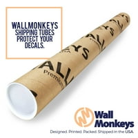Šareni glazbeni zidni naljepnica Wallmonkeys Ogulja i palica Grafika WM72639
