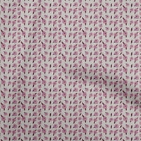 Onuone pamuk fle Dusty ružičasta tkanina azijska cvjetna haljina materijal tkanina za ispis tkanina
