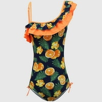 6- GODINE Djevojčice kupaće kostim djeca dječje djevojke modne slatke cvijet voće tisak bikini ruffles