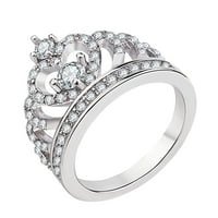 Prstenovi za djevojke Moda Jednostavna cirkonska prstena Jednostavna karaktera ličnosti Moda i Platinum