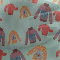 Onuone Georgette viskoza pastel tkanina od mente Odjeća djeca šivaće tkanina od dvorišta tiskana diy