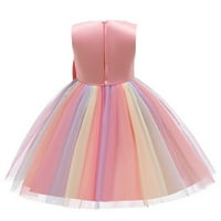 Sdjma Toddler Baby Girl Modni kratkih rukava princeza haljina Dječja suknja Formalna haljina