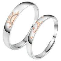 Par par prsten nakit podudaranje prstena za ljubitelje zvona za sunčanje nakit za sunčanje