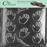 Cybrtrayd male ruke raznoliki čokoladni kalup za bombone