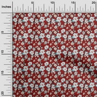 Onuone pamučne kambric crvena tkanina suncokret cvjetni prekrivajući zalihe ispisa šivaće tkanine sa