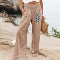 Jyeity beskrajna moda, udobne tiskane hlače sa visokim strukom Duksevi yoga hlače Žene Activewear Tajice