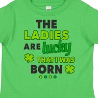 Inktastic Dame su sreće što sam rođen Dan St Patricks Dan Baby Boy Day Girl Girl Majica