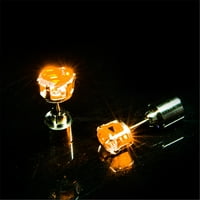 Pairs LED minđuše užareno svjetlo Diamond uho Privjesak za privjesak od nehrđajućeg višebojna za festival