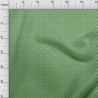 Onuone svilena tabby zelena tkanina ostavlja haljinu materijal od tkanine za ispis sa dvorištem široko