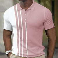 Muške majice kratkih rukava Golf majica Solidna boja Žene ružičaste XXXL suknje