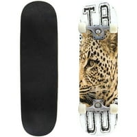 Ostanite cool slogan Leopard majica Dizajn na otvorenom skejtbord longboards 31 x8 Pro Kompletna klizaljka