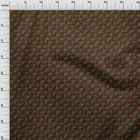 Onuone pamučna kambrična tkanina narančasto geometrijska DIY odjeća za prestanak tkanine za ispis tkanine