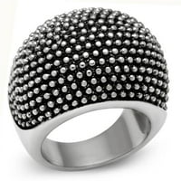 Ženski prsten od nehrđajućeg čelika visokog poliranog čelika bez kamena u bez kamena - veličine 5