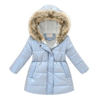 Durtebeua Dječja jakna za djecu zgušnjavaju se drži za toplu kaputu sa kapuljačom 4 godine