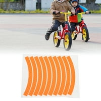 Naljepnica za biciklističke točkove, prijenosna fleksibilna reflektirajuća naljepnica za noćni biciklizam