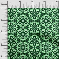 Onuone baršunaste zelene tkanine Cvjetnici DIY odjeća za preciziranje tkanine za ispis tkanine širom