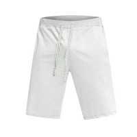 Guvpev muške kratke hlače Casual Classic Fit izvlačenja ljetne plažne kratke hlače sa elastičnim strukom