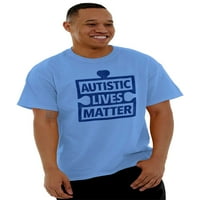 Autistični životi važni autizam svjesni muške grafičke majice majice, brendovi Brisco marke m