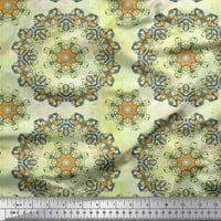 Soimoi Modal Satin Fabric Mandala Kaleidoskop tiskano zanatsko tkanina od dvorišta široko