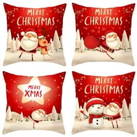 Božićni santa Claus Claus Cover jastuci Case Xmas Početna Sofa baca Decor Christmas Home Tekstil Početna