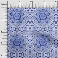 Onuone poliesterska Spande srednja plava tkanina marokanska mozaična tkanina za šivanje tiskane ploče
