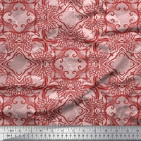 Soimoi pamučni dres tkanine cvjetni i filigranski damask otisak šivaći šipka tkanina