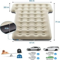 SUV krevet za vazdušni madrac univerzalni za 5,5ft pune veličine, 400LB maks.