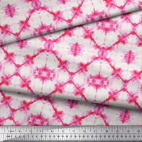 Soimoi Rayon tkanina Geometrijska kravata tiskana zanata tkanina od dvorišta široka