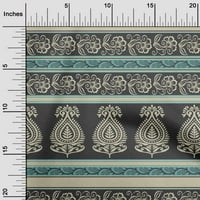 Onuone svilena tabby siva tkanina azijski blok šivati ​​zanatske projekte Tkanini otisci na širokoj