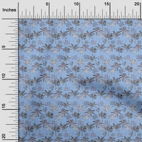 Onuone pamučni dres svijetlo plava tkanina tropska šivaća tkanina od dvorišta otisnuta DRIJSKA Odjeća