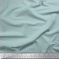 Soimoi Japan Crepe saten tkanina Geometrijska mala štampana tkanina od dvorišta široka