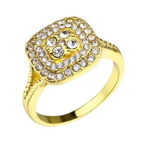 Toteaglile prstenovi za žene Rhinestone Prstenovi Halloween kostimi za žene Zlatni prstenovi