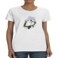 Pastel papagaji IV majice žene -John Gould Dizajni, ženski 3x-veliki
