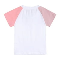 Dečija djeca za bebe unise ljetne majice kratke hlače mekani patchwork pamučni odjeću odjeću