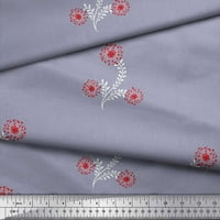 Soimoi pamučni dres tkanini i cvjetni umjetnički ispis tkanina od dvorišta široko