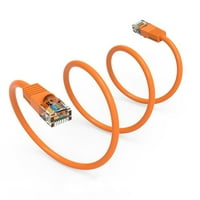 1FT CAT5E UTP Ethernet mreže za podizanje kabela Gigabit LAN mrežni kabel RJ brzi patch kabel, narandžasta