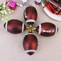 Postavite božićne kugle ukrase sportske teme viseći božićnu loptu fudbal bejzbol košarka viseći kuglični